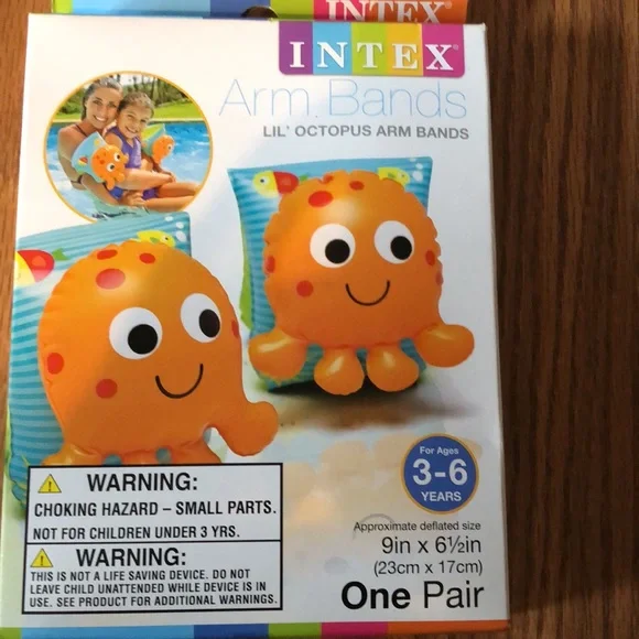 INTEX LOUNGE 18-POCKET FASHION LOUNGE. ARM BANDS 3-6YEARS OLD. - Picture 5 of 7